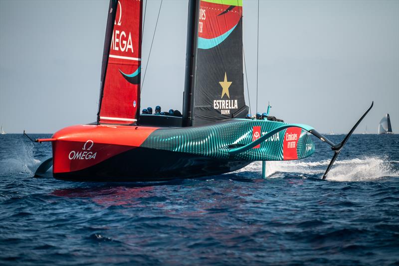 Emirates Team NZ - Day 37 - Barcelona - August 25, 2023 photo copyright Job Vermeulen / America's Cup taken at Royal New Zealand Yacht Squadron and featuring the AC75 class