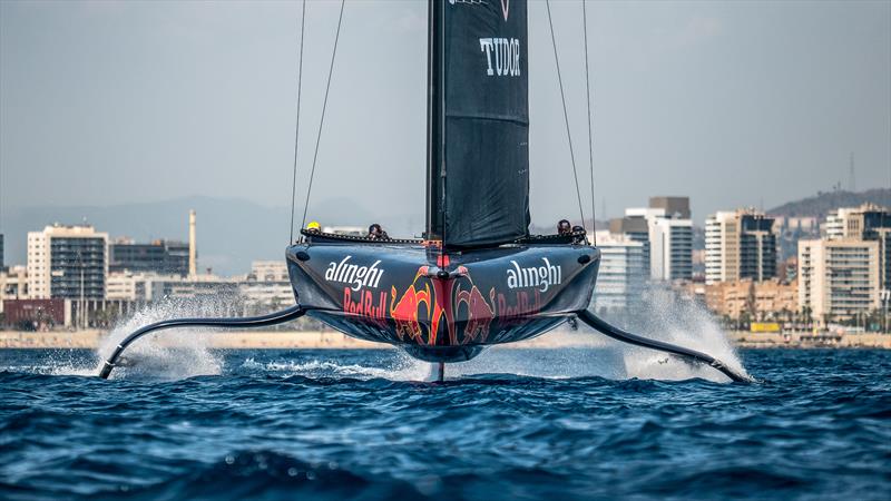 Alinghi Red Bull Racing - AC 75 - Day 82 - Barcelona - August 25, 2023 photo copyright Alex Carabi / America's Cup taken at Société Nautique de Genève and featuring the AC75 class