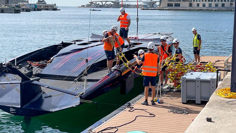 Alinghi Red Bull Racing - Boat 1 - AC75 - Day 83 - Sept 21, 2023 - photo © Alex Carabi / America's Cup