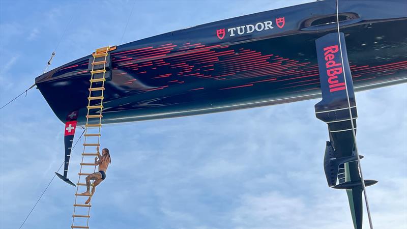 Alinghi Red Bull Racing - Boat 1 - AC75 - Day 83 - Sept 21, 2023 - photo © Alex Carabi / America's Cup