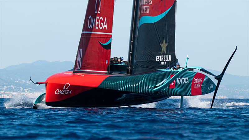 Emirates Team New Zealand - AC75 - Day 38 - Barcelona - September 26, 2023 photo copyright Job Vermeulen / America's Cup taken at Royal New Zealand Yacht Squadron and featuring the AC75 class