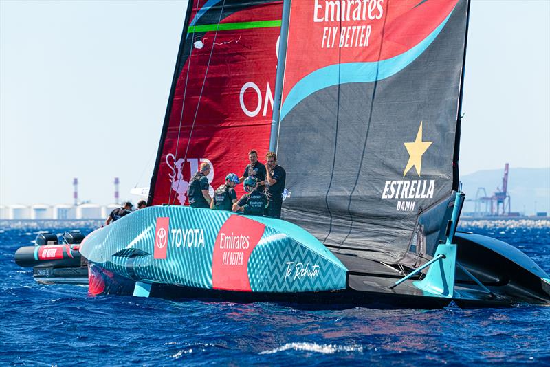 Emirates Team New Zealand - AC75 - Day 39 - Barcelona - September 27, 2023 - photo © Ugo Fonolla / America's Cup