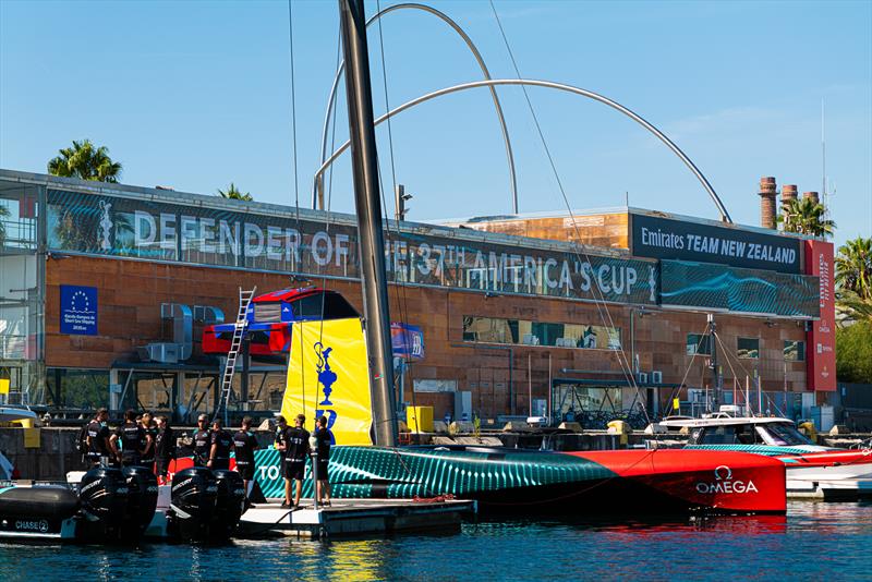 Emirates Team New Zealand - AC75 - Day 39 - Barcelona - September 27, 2023 - photo © Ugo Fonolla / America's Cup