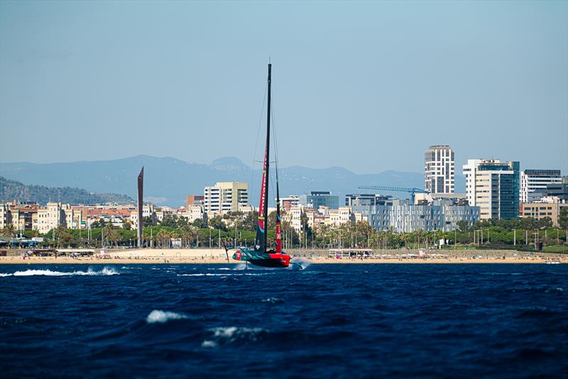 Emirates Team New Zealand - AC75 - Day 40- Barcelona - September 28, 2023 - photo © Ugo Fonolla / America's Cup