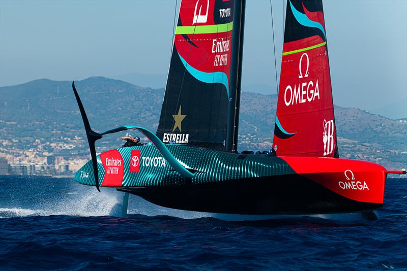 Emirates Team New Zealand - AC75 - Day 40- Barcelona - September 28, 2023 - photo © Ugo Fonolla / America's Cup