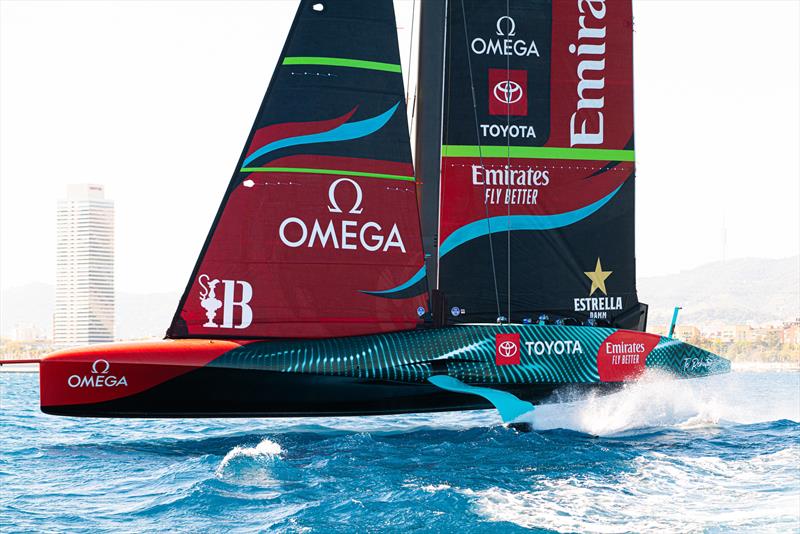 Emirates Team New Zealand - AC75 - Day 40- Barcelona - September 28, 2023 - photo © Ugo Fonolla / America's Cup