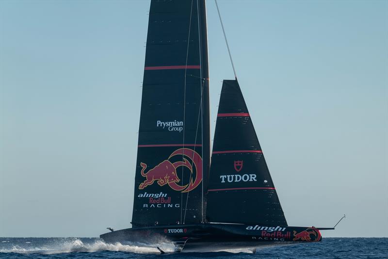 Alinghi Red Bull Racing - AC75 - Barcelona - September 28, 2023 photo copyright Paul Todd/America's Cup taken at Real Club Nautico de Barcelona and featuring the AC75 class