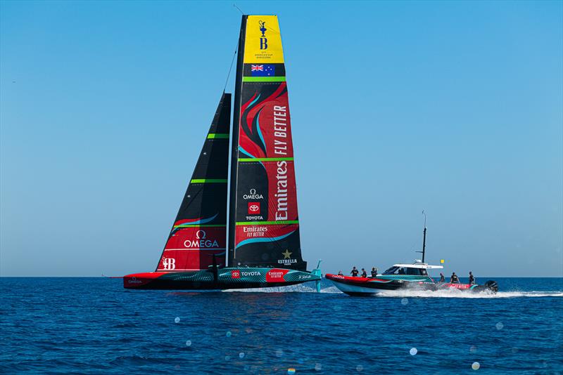 Emirates Team New Zealand - AC75 - Day 41 - Barcelona - September 30, 2023 - photo © Ugo Fonolla / America's Cup