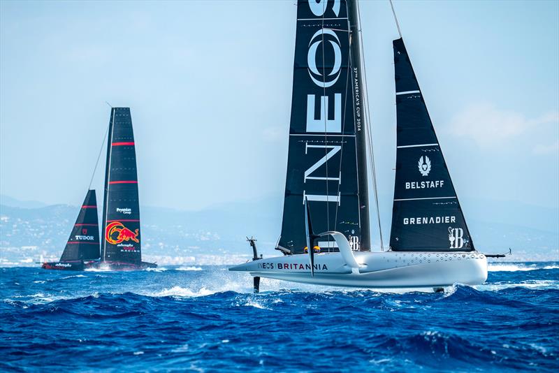 Alinghi Red Bull Racing - AC75 - Day 88 - Barcelona - October 4, 2023 - photo © Paul Todd/America's Cup