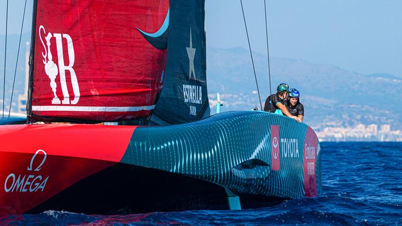 Emirates Team New Zealand - AC75 - Day 45 - Barcelona - October 9, 2023 - photo © Ugo Fonolla / America's Cup