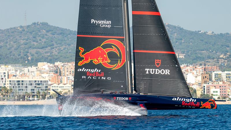 Alinghi Red Bull Racing - AC75 - Day 90 - Barcelona - October 9, 2023 - photo © Paul Todd/America's Cup