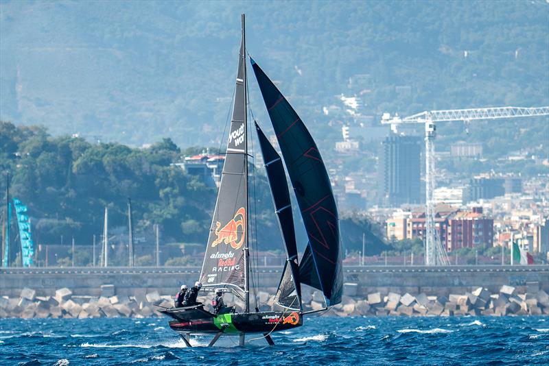 Alinghi Red Bull Racing - 69F - Barcelona - October 10, 2023 - photo © Paul Todd/America's Cup