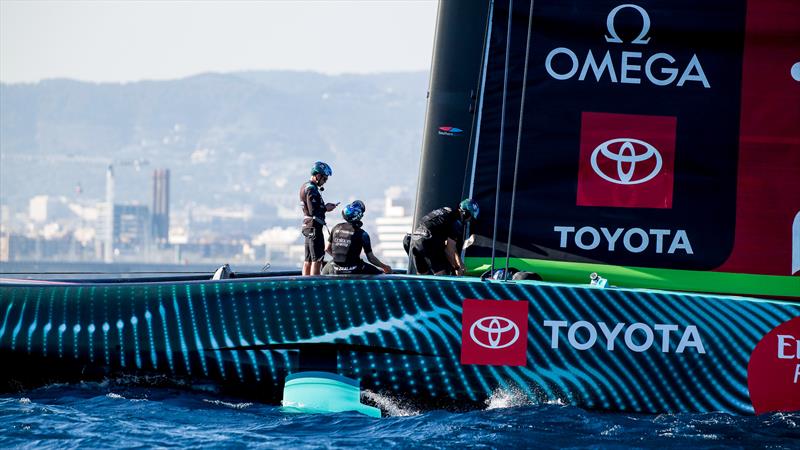 Emirates Team New Zealand - AC75 - Day 46 - Barcelona - October 10, 2023 - photo © Ugo Fonolla / America's Cup