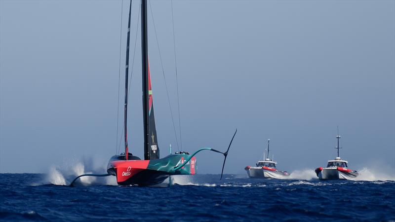 Emirates Team New Zealand - AC75 - Day 46 - Barcelona - October 10, 2023 - photo © Ugo Fonolla / America's Cup