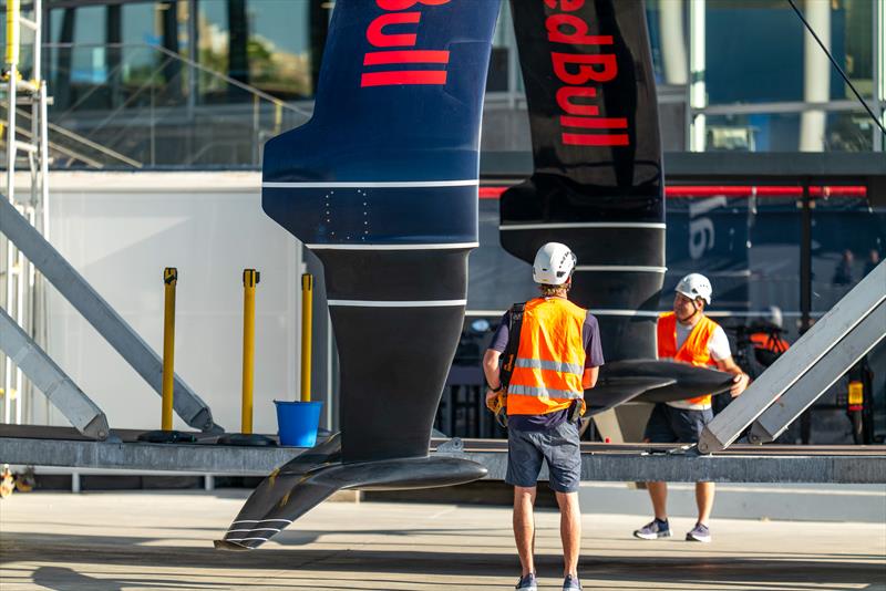 Alinghi Red Bull Racing - AC75 - Day 92 - Barcelona - October 11, 2023 - photo © Paul Todd/America's Cup