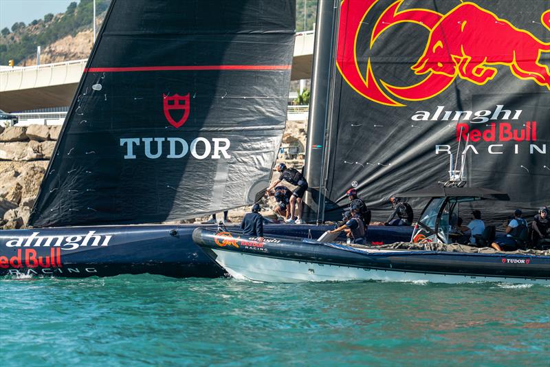 Alinghi Red Bull Racing - AC75 - Day 92 - Barcelona - October 11, 2023 - photo © Paul Todd/America's Cup