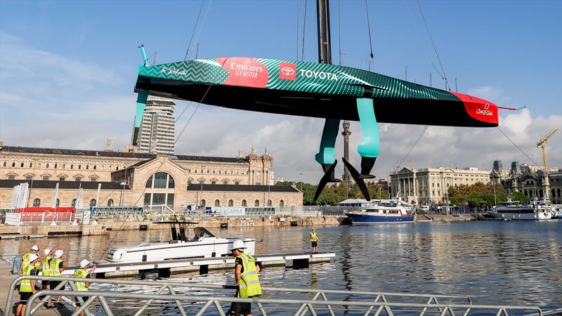 Emirates Team New Zealand - AC75 - Day 50 - Barcelona - October 18, 2023 - photo © Ugo Fonolla / America's Cup