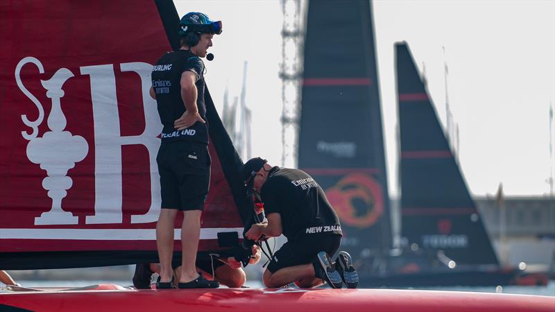 Peter Burling - Emirates Team New Zealand - AC75 - Day 50 - Barcelona - October 18, 2023 - photo © Ugo Fonolla / America's Cup