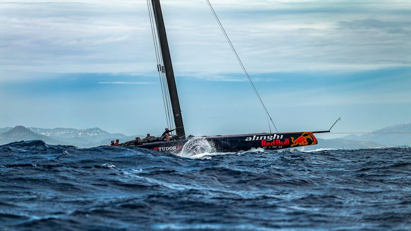 Alinghi Red Bull Racing - AC75 - Day 96 - Barcelona - October 19, 2023 photo copyright Paul Todd/America's Cup taken at Real Club Nautico de Barcelona and featuring the AC75 class