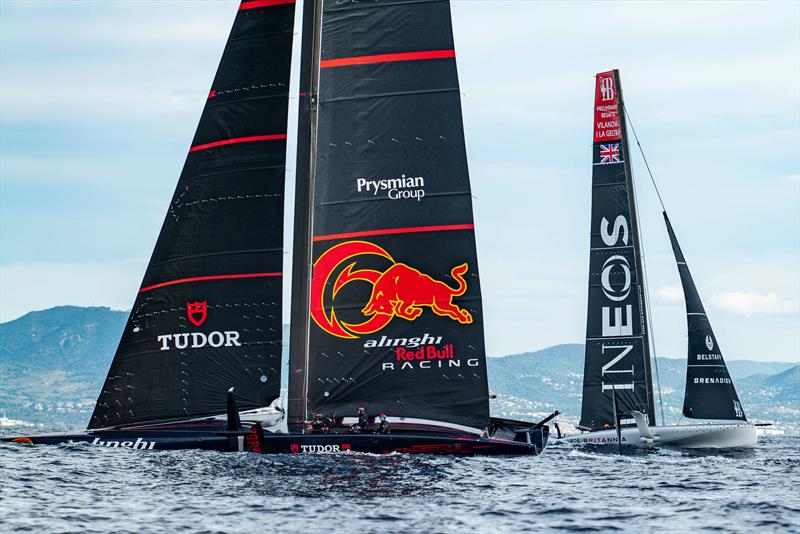 Alinghi Red Bull Racing - AC75 - Day 96 - Barcelona - October 19, 2023 - photo © Paul Todd/America's Cup