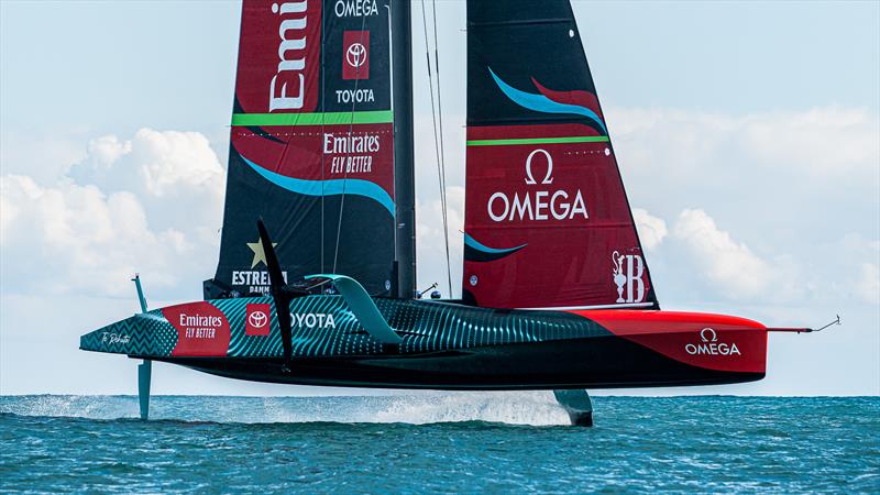 Emirates Team New Zealand - AC75 - Day 51 - Barcelona - October 21, 2023 - photo © Ugo Fonolla / America's Cup