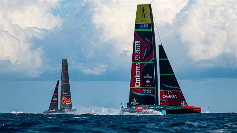 Emirates Team New Zealand - AC75 - Day 51 - Barcelona - October 21, 2023 - photo © Ugo Fonolla / America's Cup