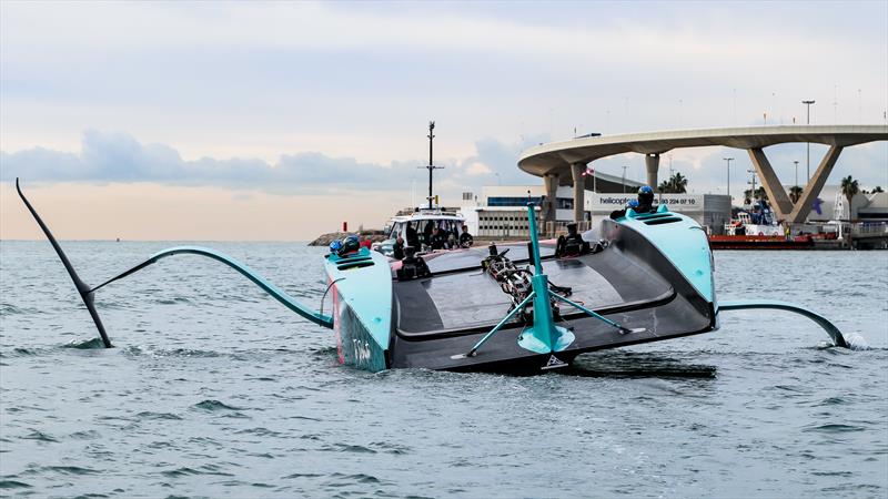 Emirates Team New Zealand - AC75 - Day 52 - Barcelona - October 22, 2023 - photo © Ugo Fonolla / America's Cup