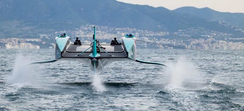 Emirates Team New Zealand - AC75 - Day 51 - Barcelona - October 21, 2023 - photo © Ugo Fonolla / America's Cup