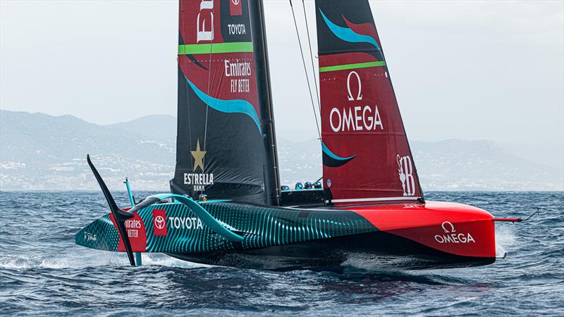 Emirates Team New Zealand - AC75 - Day 53 - Barcelona - October 23, 2023 - photo © Ugo Fonolla / America's Cup