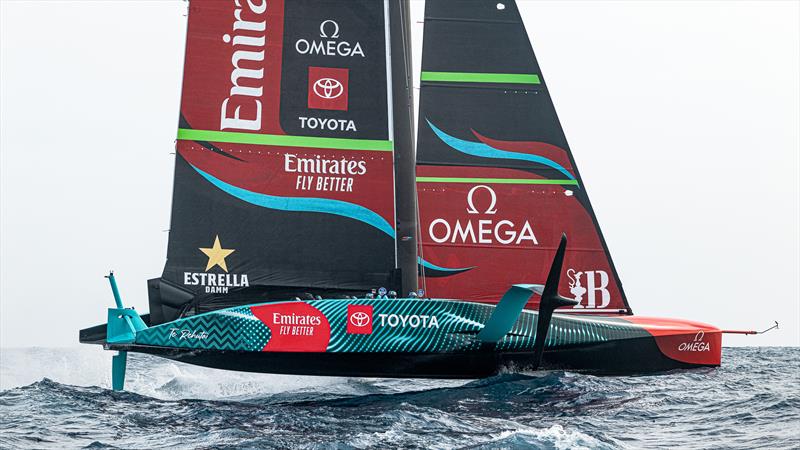 Emirates Team New Zealand - AC75 - Day 53 - Barcelona - October 23, 2023 - photo © Ugo Fonolla / America's Cup