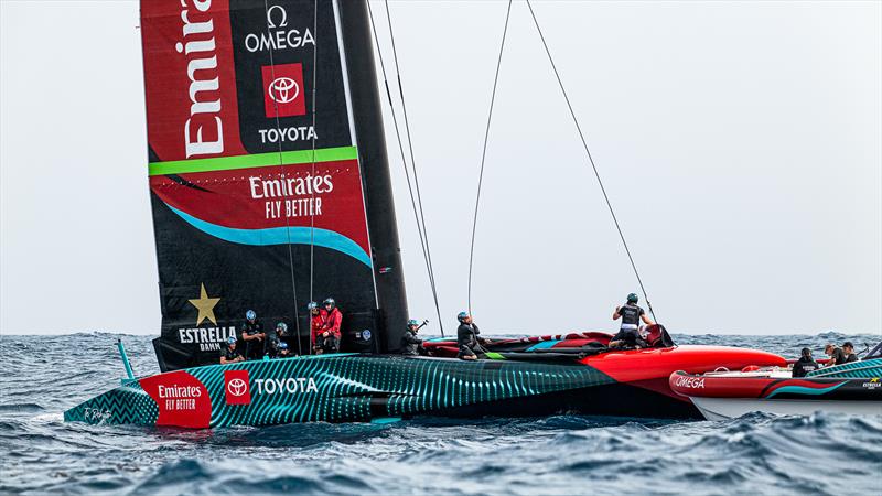 Emirates Team New Zealand - AC75 - Day 53 - Barcelona - October 23, 2023 - photo © Ugo Fonolla / America's Cup