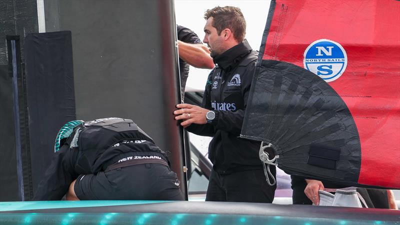 Emirates Team New Zealand - AC75 - Day 53 - Barcelona - October 23, 2023 - photo © Ugo Fonolla / America's Cup