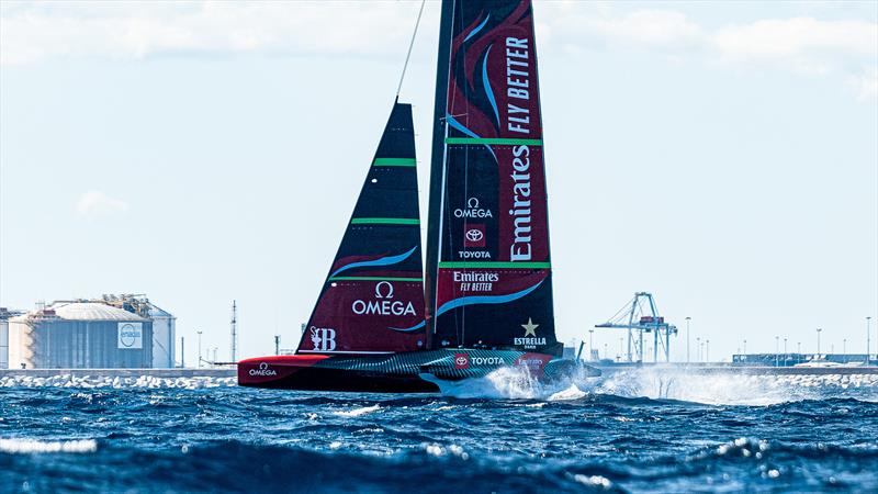 Emirates Team New Zealand - AC75 - Day 54 - Barcelona - October 24, 2023 - photo © Ugo Fonolla / America's Cup