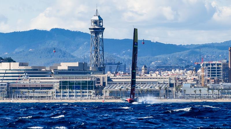 Emirates Team New Zealand - AC75 - Day 54 - Barcelona - October 24, 2023 - photo © Ugo Fonolla / America's Cup