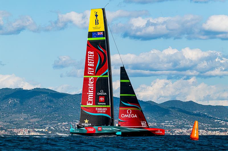 Emirates Team New Zealand - AC75 - Day 54 - Barcelona - October 24, 2023 - photo © Ugo Fonolla / America's Cup