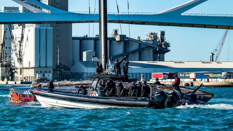 Alinghi Red Bull Racing - AC75 - Day 98 - Barcelona - October 24, 2023 - photo © Paul Todd/America's Cup