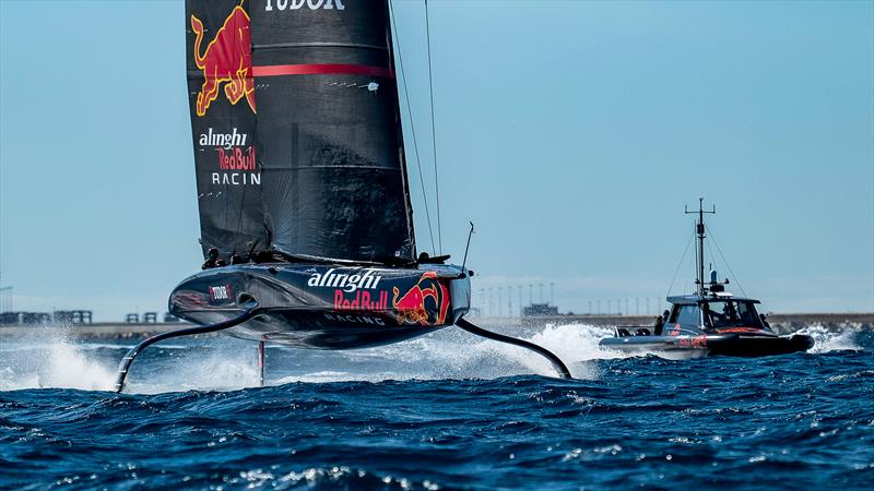 Alinghi Red Bull Racing - AC75 - Day 98 - Barcelona - October 24, 2023 - photo © Paul Todd/America's Cup