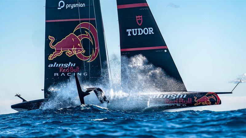 Alinghi Red Bull Racing - AC75 - Day 98 - Barcelona - October 24, 2023 - photo © Paul Todd/America's Cup