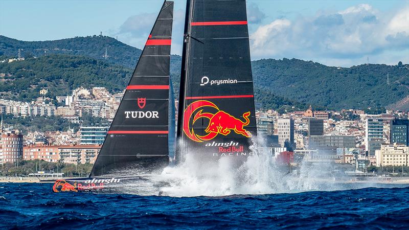 Alinghi Red Bull Racing - AC75 - Day 98 - Barcelona - October 24, 2023 - photo © Paul Todd/America's Cup