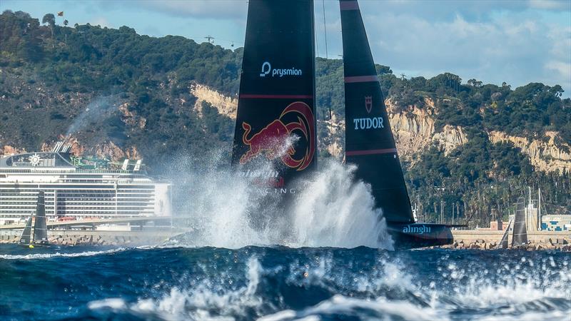 Alinghi Red Bull Racing - AC75 - Day 98 - Barcelona - October 24, 2023 - photo © Paul Todd/America's Cup