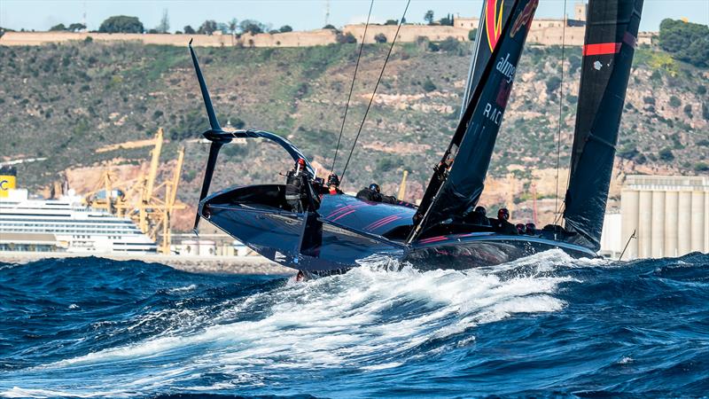 Alinghi Red Bull Racing - AC75 - Day 98 - Barcelona - October 24, 2023 - photo © Paul Todd/America's Cup