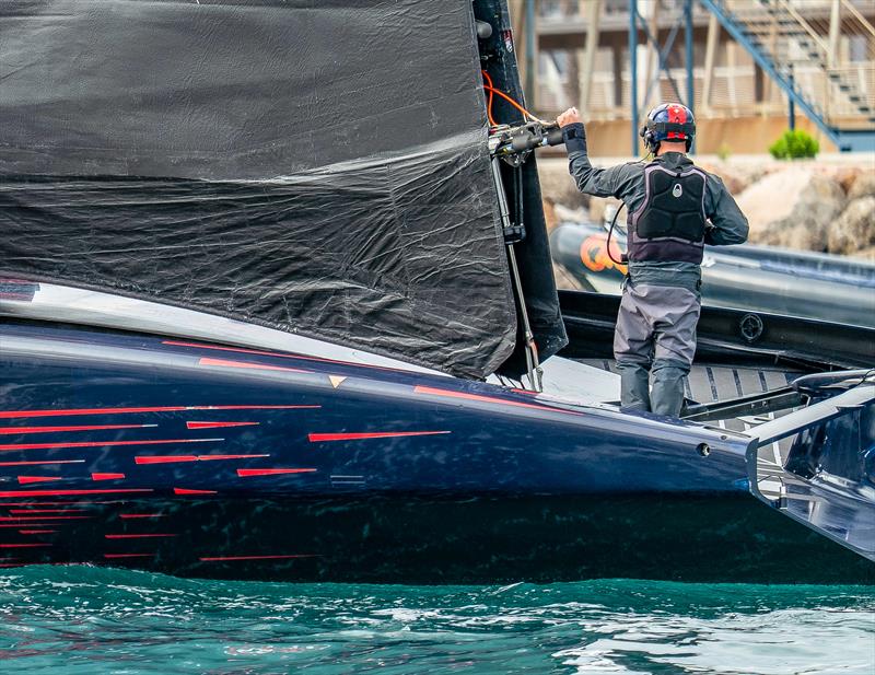 Alinghi Red Bull Racing - AC75 - Day 99 - Barcelona - October 26, 2023 - photo © Paul Todd/America's Cup