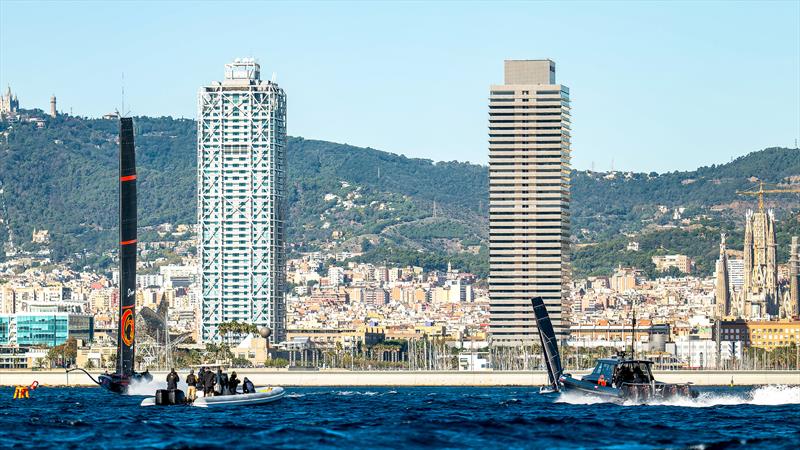 Alinghi Red Bull Racing - AC75 - Day 100 - Barcelona - October 27, 2023 - photo © Paul Todd/America's Cup