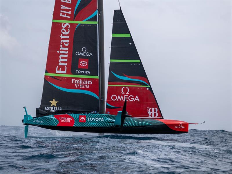 Emirates Team New Zealand - AC75 - Day 54 - Barcelona - October 24, 2023 - photo © Ugo Fonolla / America's Cup