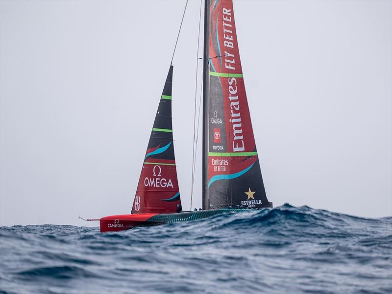 Emirates Team New Zealand - AC75 - Day 54 - Barcelona - October 24, 2023 - photo © Ugo Fonolla / America's Cup