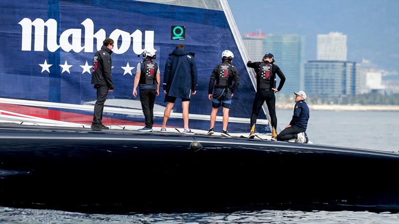American Magic, Day 48 AC75 (B2), November 11, 2023 Barcelona photo copyright Ugo Fonolla / America's Cup taken at New York Yacht Club and featuring the AC75 class