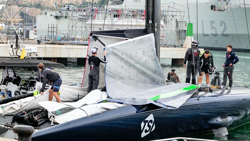 American Magic, Day 48 AC75 (B2), November 11, 2023 Barcelona photo copyright Ugo Fonolla / America's Cup taken at New York Yacht Club and featuring the AC75 class