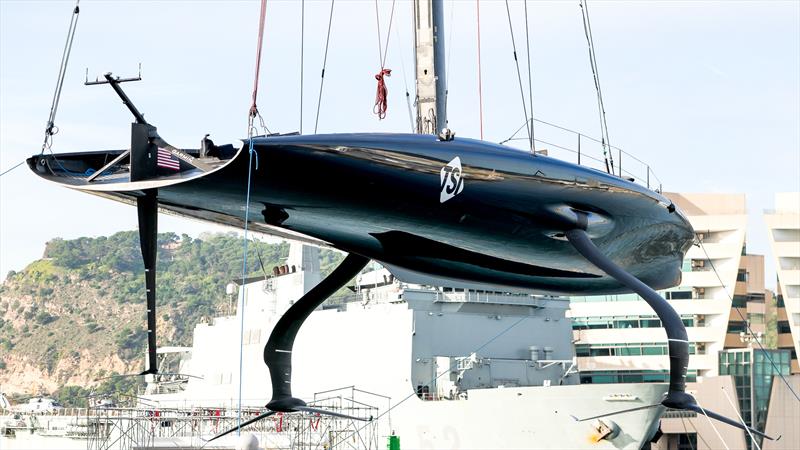 American Magic, Day 48 AC75 (B2), November 11, 2023 Barcelona photo copyright Ugo Fonolla / America's Cup taken at New York Yacht Club and featuring the AC75 class