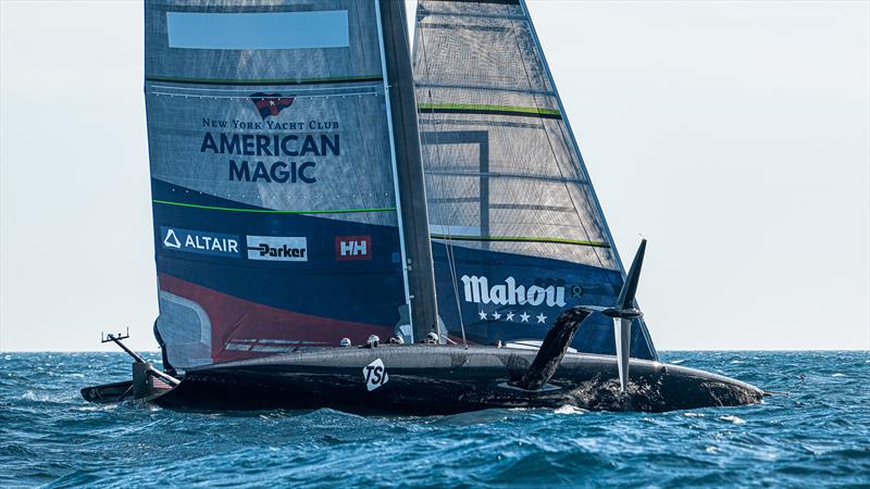 American Magic - AC75 - Barcelona - November 13, 2023 - photo © Ugo Fonolla / America's Cup