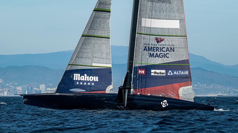 American Magic - AC75 - Barcelona - November 13, 2023 photo copyright Ugo Fonolla / America's Cup taken at New York Yacht Club and featuring the AC75 class